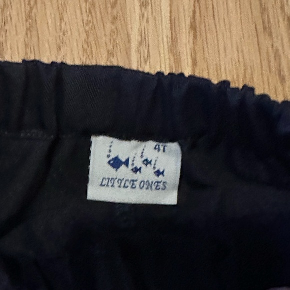 Little Ones Navy Blue Dress Pants - Stretch Waist Band - Size 4T - New w/ Tags - Picture 5 of 7